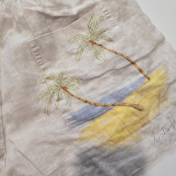 RHODE Kina Shorts Pull on Linen - Picture 10 of 11
